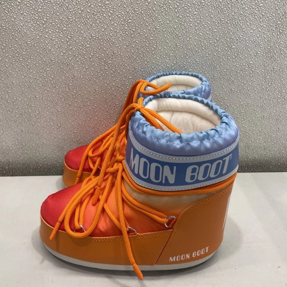 Moon Boot Orange Snow Bootie